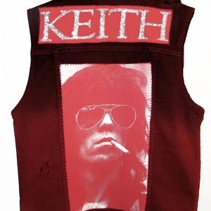 OOAK Keith Richards ~ Rolling Stones Rocker Vest